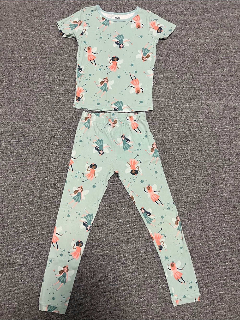 child of mine Mint Floral Nightwear Set